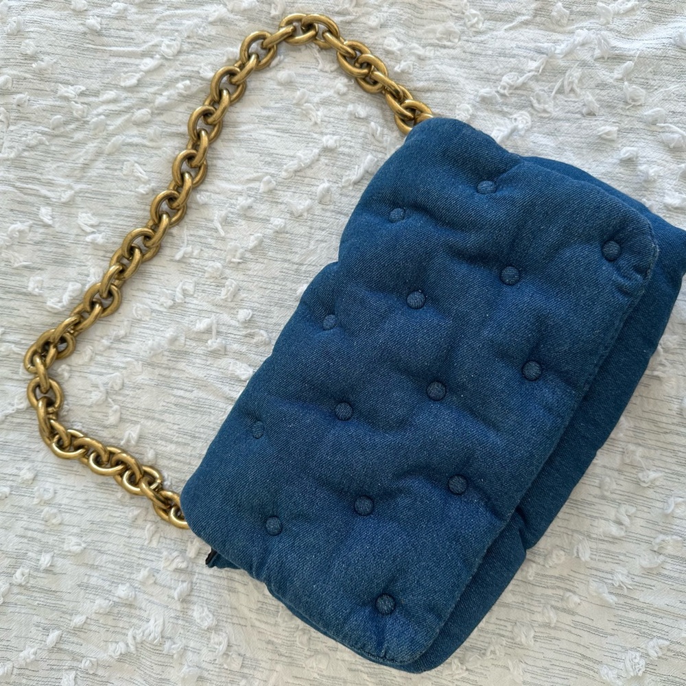 Zara Denim Shoulder Bag